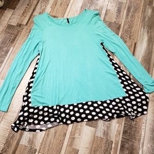 Polka Dot Tunic Top | Bellamie